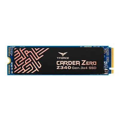 SSD TEAM GROUP T-FORCE CARDEA ZERO Z340 512GB M.2 NVME PCIE GEN3 X4 LEITURA/GRAVAÇÃO 3400/2000 MBPS | R$499