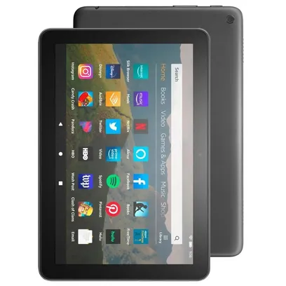 Foto do produto Tablet Amazon Fire Hd8 2Gb De Ram / 32GB / Tela 8 - Preto (2022)