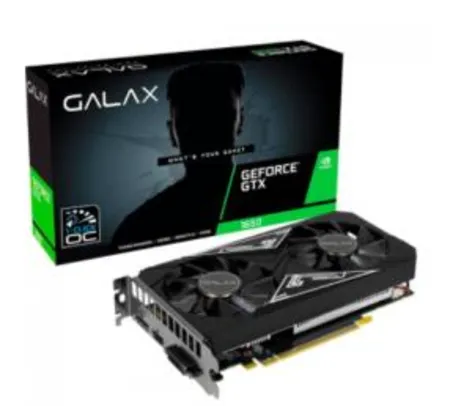 Placa de video Galax, Geforce GTX 1650 EX PLUS, 4gb | R$1059