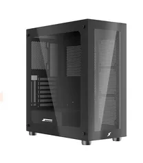 Gabinete Gamer SuperFrame Glass, Mid Tower, RGB, Vidro Temperado, ATX, Black, Sem Fonte, Sem Fans