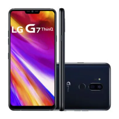 Smartphone LG G7 ThinQ LMG710EMW 64GB Preto 4G  R$ 1529