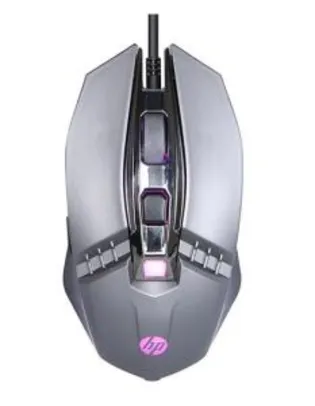 Mouse Gamer HP M270 com 2.400 Dpi LED - Cinza | R$57