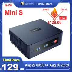 Beelink Mini PC com Windows 11 e Intel 11th Gen N5095 8gb 128gb Ssd | 2022