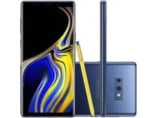 Smartphone Samsung Galaxy Note 9 128GB Azul 4G - 6GB RAM Tela 6,4” Câm. Dupla + Câm. Selfie 8MP