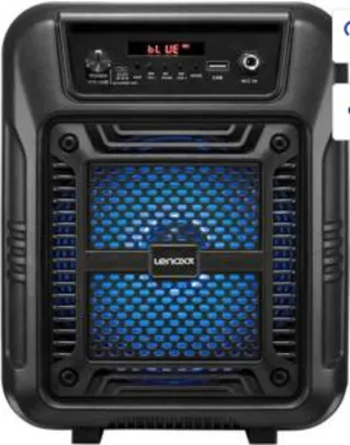 Caixa de Som Amplificada Lenoxx CA60 Bluetooth, Rádio FM, USB - 80W R$116