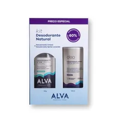 Alva Kit Desodorante Natural - 120g/120ml