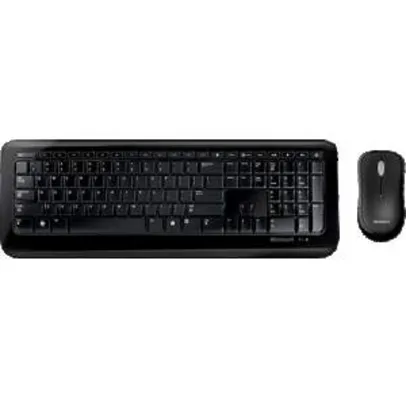 [Americanas] Kit teclado e mouse sem fio Microsoft por R$89,90
