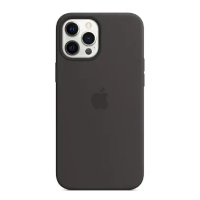 Capa com MagSafe para iPhone 12 Pro Max Apple, Silicone Preto