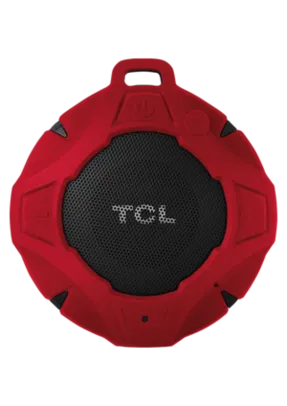 Caixa de Som Bluetooth TCL BS05B à Prova D'Água Vermelha 5W | R$79