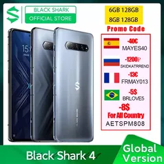 Smartphone Xiaomi Black Shark 4 R$2336