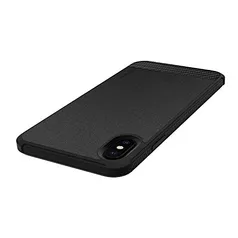 Geonav Capa Carbon protetora para iPhone XS Max, lateral emborrachada flexível