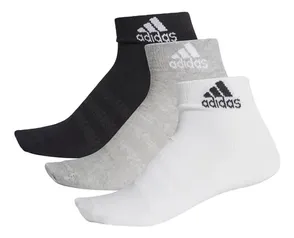 Meias Ankle 3 Pares (unissex) adidas