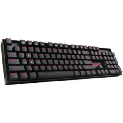 Teclado Gamer Redragon Mecanico MITRA K551 Anti-Ghost com Led Vermelho Switch Outemu Blue - R$200