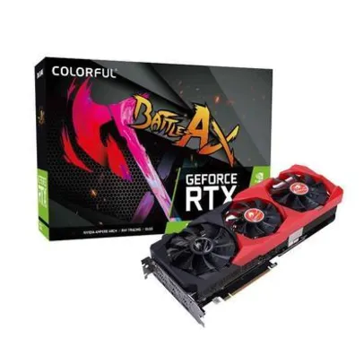 Placa de Vídeo Colorful Nvidia GeForce RTX 3070 V2, 8GB GDDR6, LHR, DLSS, G-Sync 2nd, Ray Tracing