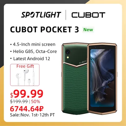 Smartphone Cubot  Pocket 3 4GB 64GB