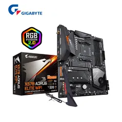 Placa mãe Gigabyte nova ga x570 aorus elite wifi atx amd