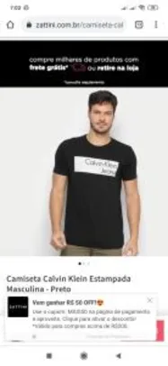 Camiseta Calvin Klein | R$ 80
