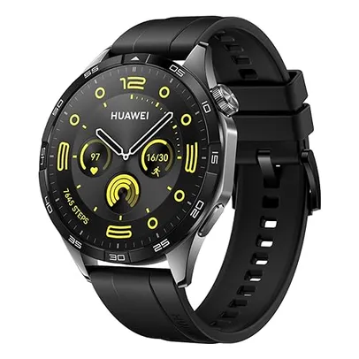 HUAWEI, SmartWatch, WATCH GT 4 46mm, Design Geométrico ,Até 2 semanas de bateria,Preto