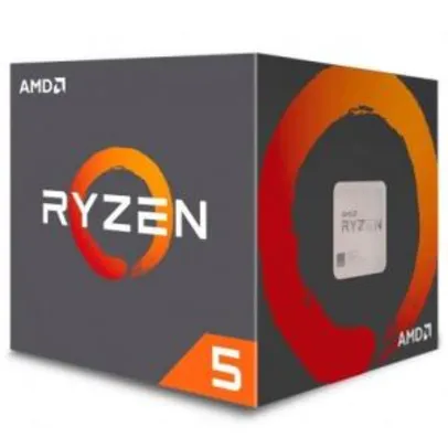 [Primeira compra] Processador AM4 AMD Ryzen 5 2600X Hexa-core 3.6GHZ (4.2GHZ Turbo) - R$ 989