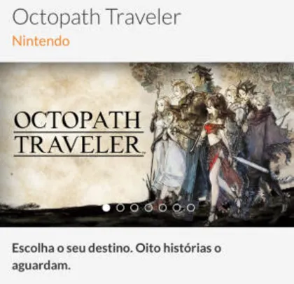 Jogo Octopath Traveler - Nintendo Switch - Mídia digital