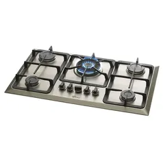 Cooktop a Gás Fischer 5 Bocas TC Mesa Inox – Bivolt Bivolt