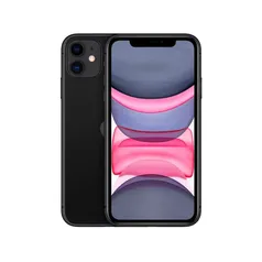 ( PARCELADO | Cliente ouro) Iphone 11 Apple 64GB Preto 6,1” 12MP iOS