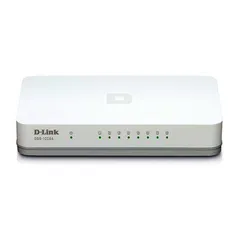 Switch D-Link DGS-1008A 10/100/1000 Gigabit, 8 portas 