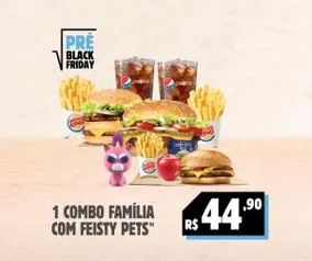 [Pré Black Friday] 1 Combo Família com Feisty Pets