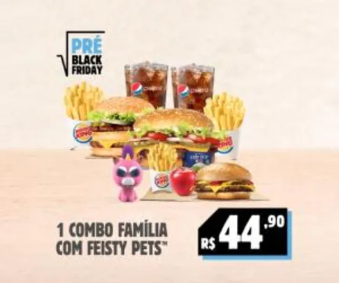 Saindo por R$ 44,9: [Pré Black Friday] 1 Combo Família com Feisty Pets | Pelando