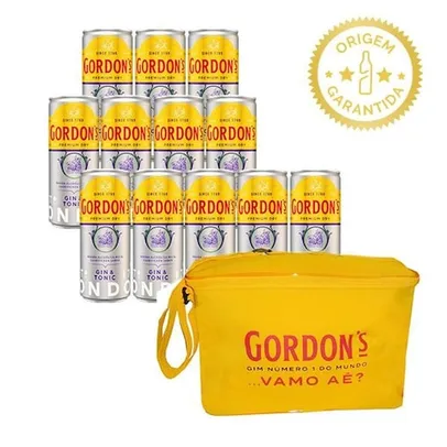 Combo 12 Gordon`S Tonic 269Ml + 1 Bolsa Térmica Gordon`S