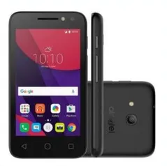 Smartphone Alcatel Pixi 4, 8GB, 8MP, Tela 4´, Preto - 4034E