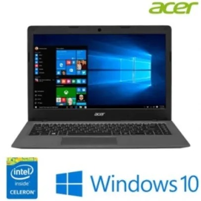 Notebook Acer Cloudbook Intel Celeron-N3050 Dual Core - R$1080