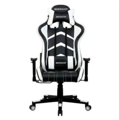 Cadeira Gamer MaxRacer Aggressive Branca [Com cupom R$1110,82] [R$ 1.169,29]