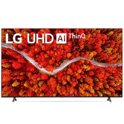 Smart TV 75" LG 4K LED 75UP8050 WiFi, Bluetooth, HDR, Inteligência Artificial ThinQ, Google, Alexa e