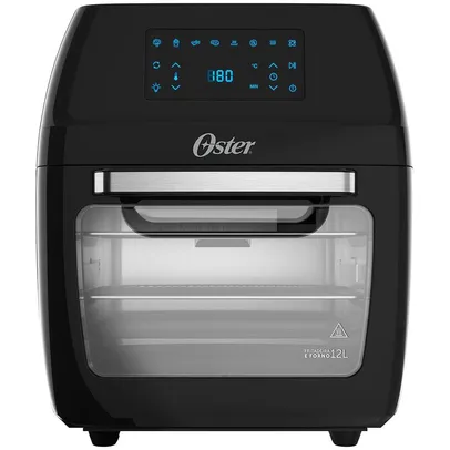 Fritadeira Elétrica 12L Oven Fryer Oster OFRT780 3 em 1 - Preta  - 110V