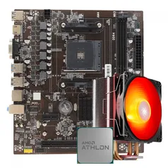 Kit Upgrade Athlon 200GE + AFox A320 + Brinde Cooler | R$839