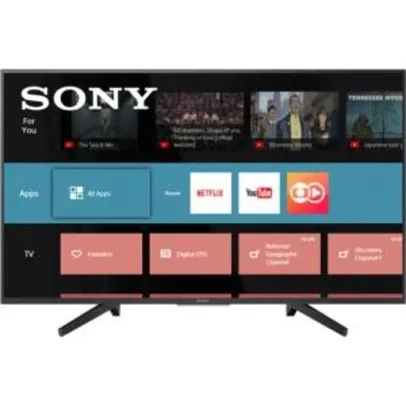 [R$1.959 AME] Smart TV LED 55" UHD 4K Sony BRAVIA KD-55X705F com HDR | R$2.305