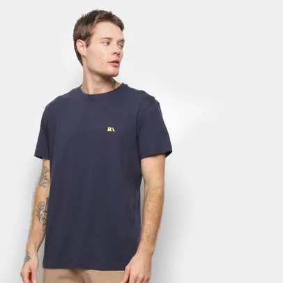 Camiseta Reserva Mini Logo Masculina - Marinho ou laranja | R$66