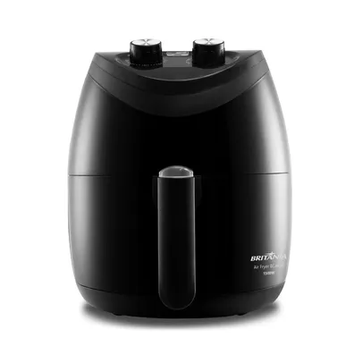 [Com Cashback Pelando R$183.08] Fritadeira Elétrica Air Fryer Britânia 1500W Sem Óleo BFR25P 3,5L - Preta - 110V