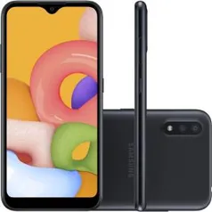 [APP + AME R$542,37 ] Samsung Galaxy A01 Dual Chip Android 10.0 Tela 5.7” R$577