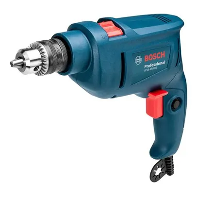 Furadeira de Impacto Bosch GSB 450 RE Mandril 3/8" - 450W