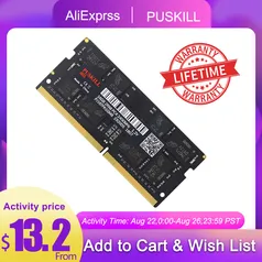 PUSKILL Memoria Notebook DDR4 16GB 3200mhz 