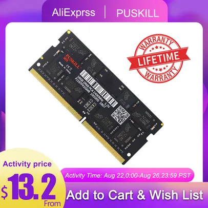 PUSKILL Memoria Notebook DDR4 16GB 3200mhz 