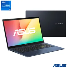 Notebook VivoBook Asus, Intel® Core? i7-1165G7, 8GB, 1TB+256GB SSD, Tela de 15,6" Black - X513EA-EJ3