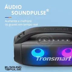 Tronsmart Bang SE Alto-falante Bluetooth Poderoso Alto-falante Sem Fio com Alça Portátil, 24 Horas d