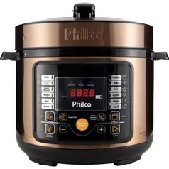 Panela De Pressão Elétrica Philco 5L Multifuncional Digital 15 Funções Gold