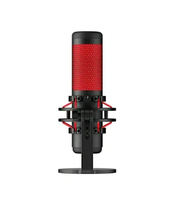 [AME 50% R$543] Microfone Condensador QuadCast Hyper X - Preto | R$1086