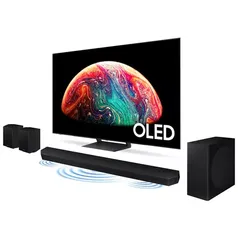 Combo Smart TV 55" OLED 4K 55S90C 2023 + Soundbar Samsung HW-Q930C