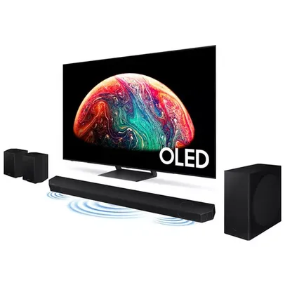 Combo Smart TV 55" OLED 4K 55S90C 2023 + Soundbar Samsung HW-Q930C