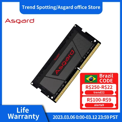 Memoria Notebook Asgard 16gb ddr4 3200mhz 